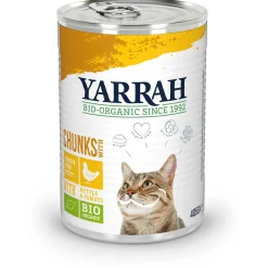 Yarrah Bio Kat Blik Chunks 405 g - Kattenvoer