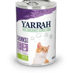 Yarrah Bio Kat Blik Chunks 405 g - Kattenvoer