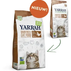 Yarrah Biologisch Grain-Free Kip - Kattenvoer