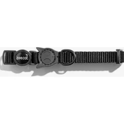 Zee.Dog Gotham Kattenhalsband - Kattenhalsband - Zwart 20-30x1.0 Cm