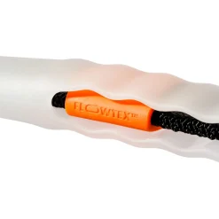 Zee.Dog Looplijn Air Classic - Hondenriem - 150x2.5 cm Zwart Oranje One Size