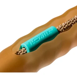 Zee.Dog Looplijn Air Kim - Hondenriem - 150x2.5 cm Goud Turquoise