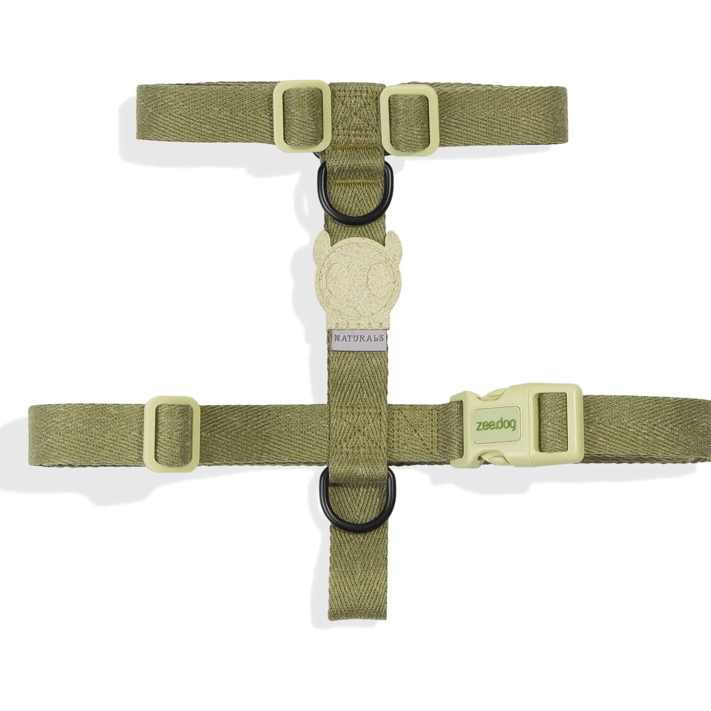 Zee.Dog Moss H-Harnas Lichtgroen - Hondentuig