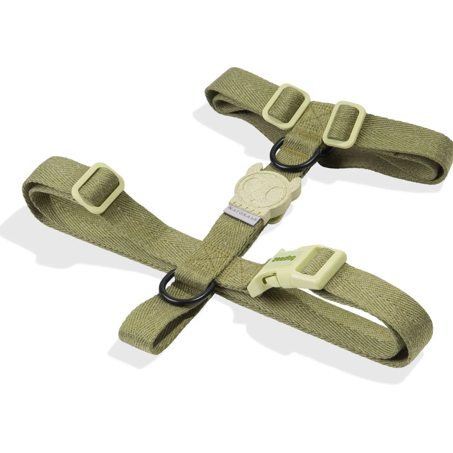 Zee.Dog Moss H-Harnas Lichtgroen - Hondentuig