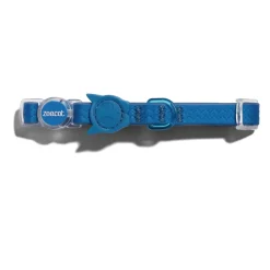 Zee.Dog Neopro Blue Halsband Kat - Kattenhalsband - 20-30x1.0 cm Blauw One Size