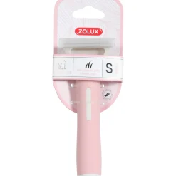 Zolux Anah Cat Super Borstel Medium - Kattenvachtborstel - 6.8x6.8x14 cm Pink Wit For Cat. All Coat Types M