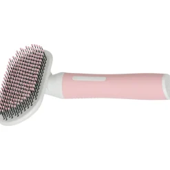 Zolux Anah Cat Zachte Slicker Medium - Kattenvachtborstel - 8.8x4x17 cm Pink Wit M