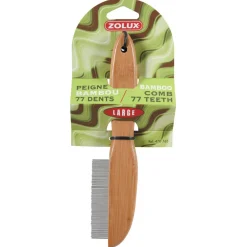 Zolux Bamboo Kam Met 77 Tanden - Hondenvachtverzorging - 45x8x215 mm