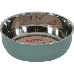 Zolux Ehop Voerbak Inox Groen&Metallic - Voer/Waterbak