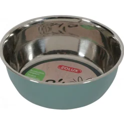 Zolux Ehop Voerbak Inox Groen&Metallic - Voer/Waterbak