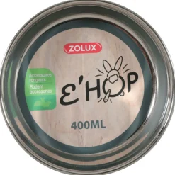 Zolux Ehop Voerbak Inox Groen&Metallic - Voer/Waterbak