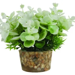 Zolux Kunstplanten Op Grind - Aquarium - Kunstplant - Assorti per stuk Small