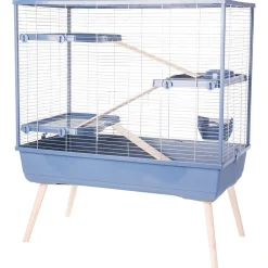 Zolux Neolife 100 Knaagdierkooi - Dierenverblijf - 99x54x114 cm Blauw