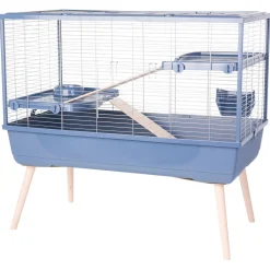 Zolux Neolife 100 Knaagdierkooi - Dierenverblijf - 99x54x92 cm Blauw