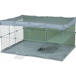 Zolux Neolife Konijnenverblijf - Dierenverblijf - 140x105x70 cm Groen Blauw