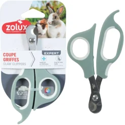 Zolux Rodent Nagelschaar - Vachtborstel - 13.7x6.7 mm Groen Wit