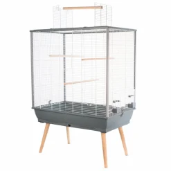 Zolux Vogelkooi Neo Jili - Vogelverblijven - 78x48x112 cm Grijs