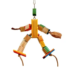 Zoo-Max Groovy Dancer - Vogelspeelgoed - 313 g Rood Blauw Oranje