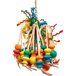 Zoo-Max Spiddy - Vogelspeelgoed - 898 g Rood Blauw Oranje